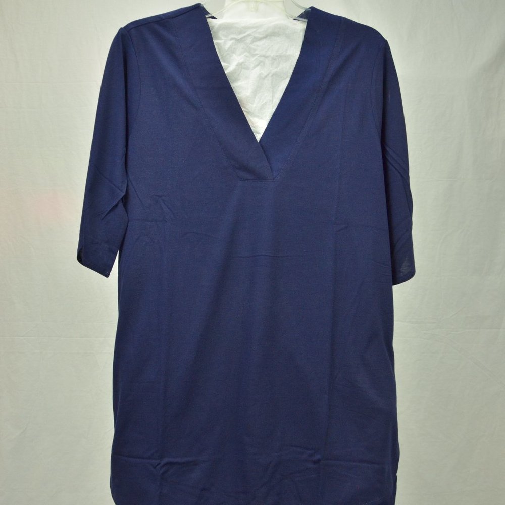 Ruby Ribbon V Neck Tunic